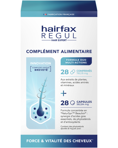 HAIRFAX REGUL - COMPLEMENT ALIMENTAIRE - 28 CAPSULES + 28 COMPRIMES