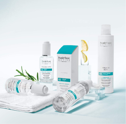 Découvrez les soins Hairfax 100% fabriqués en France pour lutter contre la chute de cheveux