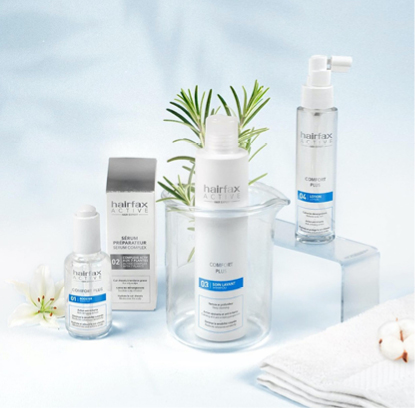 Découvrez les soins Hairfax 100% fabriqués en France pour apaiser les cuirs chevelus sensibles