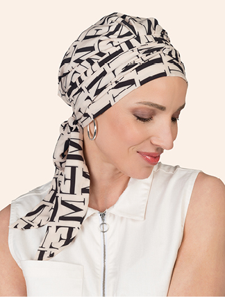 Turban pour femme par Hairfax, modèles spécialement conçus pour les femmes atteintes de cancer